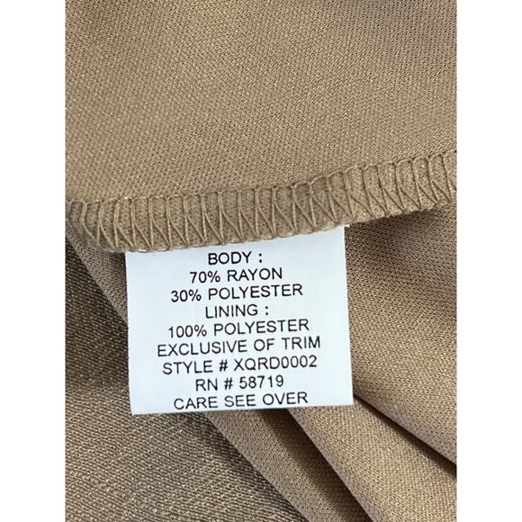 NWT NY Collection Womens Crochet Trim Casual Maxi Dress Large Fairy Casual Boho - Picture 15 of 16